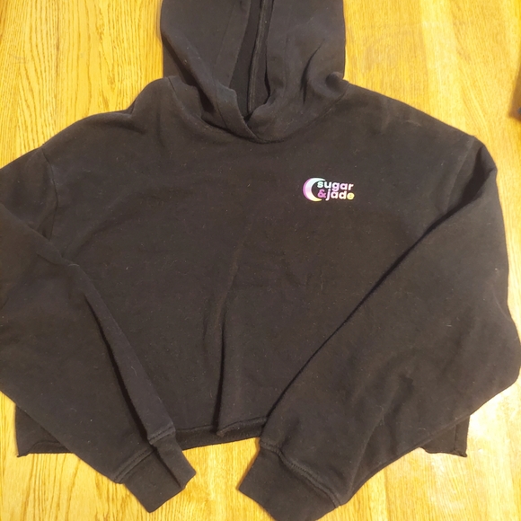 Sugar & Jade Other - Sugar & Jade Black Kids Hoodie 'Be UR True Self'